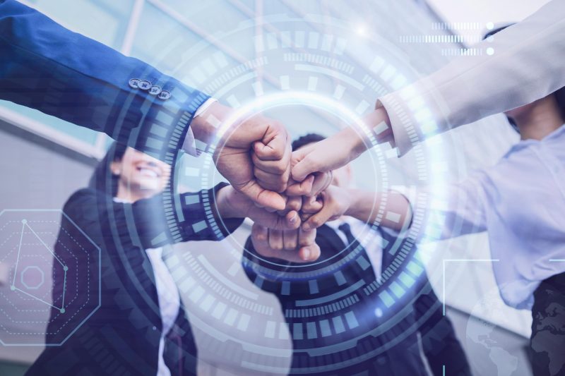 business-concept-with-team-close-up business-concept-with-team-close-up